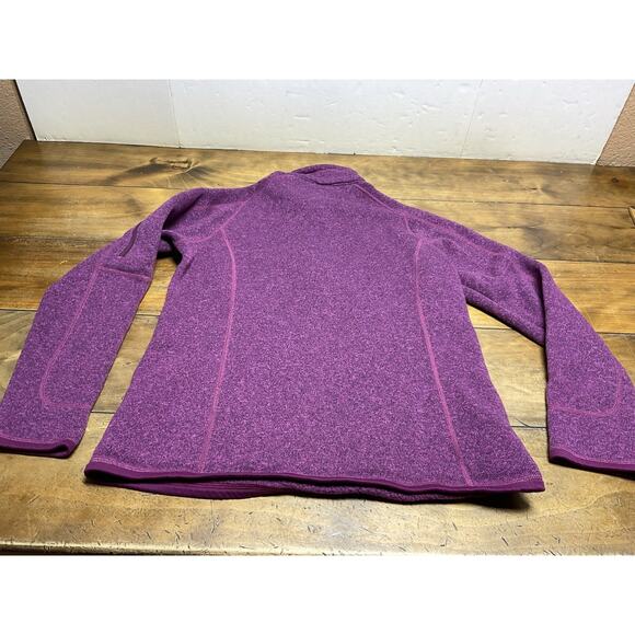 Patagonia Better Sweater Full Zip Women Large Ikat Purple Fleece Jacket - Picture 10 of 10